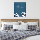 Toile Décor Art Décor De Citation Inspirationnel Une Mer (Insitu(Chambre))