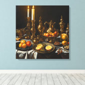 Toile Décor classique au mur du dîner (Insitu (Plancher de Bois))