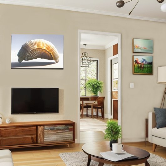 Toile Décor côtier en coquillages