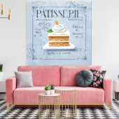 Toile Décor Cuisine Française, Gâteau Carotte (Insitu(Salon))