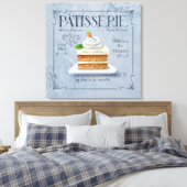 Toile Décor Cuisine Française, Gâteau Carotte (Insitu(Chambre))