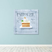 Toile Décor Cuisine Française, Gâteau Carotte (Insitu (Plancher de Bois))