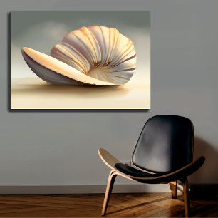 Toile Décor de la maison Spiral Shell Ocean