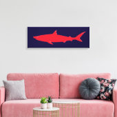 Toile décor de mer de requin rouge (Insitu(Salon))