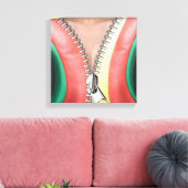 Toile Décor de mur en cuir (Insitu(Salon))