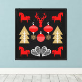 Toile Décor de Noël Scandi (Insitu (Plancher de Bois))