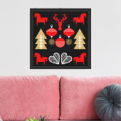 Toile Décor de Noël Scandi (Insitu(Salon))