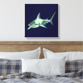 Toile décor de requin bleu (Insitu(Chambre))