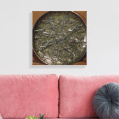 Toile Décor en relief plat représentant une déesse (Insitu(Salon))
