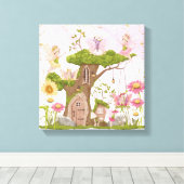 Toile Décor Fairy Nursery Ensemble de 3 (Insitu (Plancher de Bois))