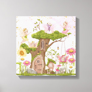 Toile Décor Fairy Nursery Ensemble de 3