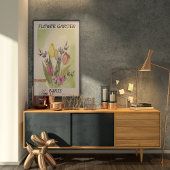 Toile Décor floral d'intérieur d'art