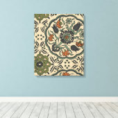 Toile Décor Floral Perse Carrelage (Insitu (Plancher de Bois))