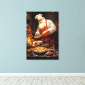 Toile Décor maison de Noël festive biscuits de cuisine P (Insitu (Plancher de Bois))