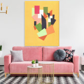 Toile Décor mural "Vie" (Insitu(Salon))