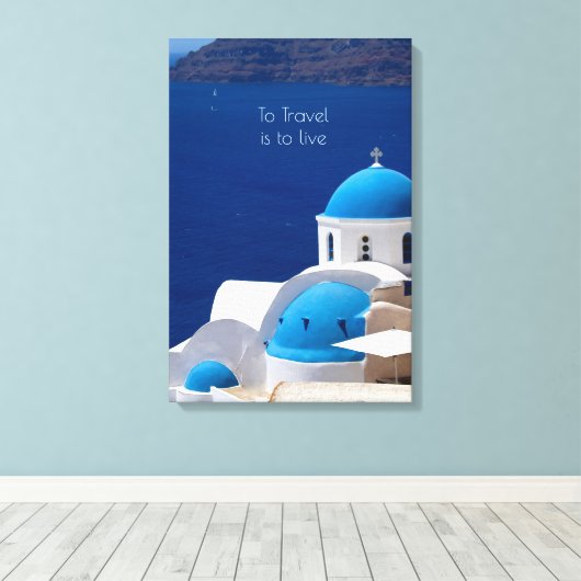 Toile Décor photo Grèce avec devis (Insitu (Plancher de Bois))