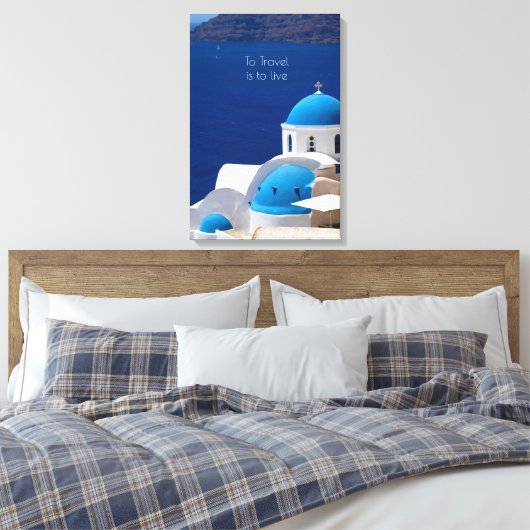 Toile Décor photo Grèce avec devis (Insitu(Chambre))