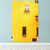 Toile Décor Photographique de Village Français (Insitu (Plancher de Bois))