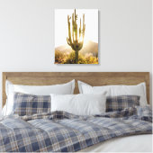 Toile Décor photographique du désert avec Cactus (Insitu(Chambre))