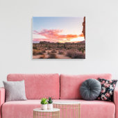 Toile Décor photographique Sunrise Desert (Insitu(Salon))