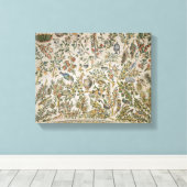 Toile Décor plafond avec fleurs et oiseaux (mosaïque) (Insitu (Plancher de Bois))