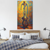 Toile decoración lienzo HOOKAH arte oriental (Insitu(Chambre))