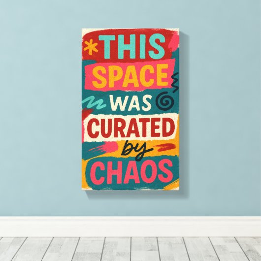 Toile Decorated With Delusion & Taste Modern Canvas (Insitu (Plancher de Bois))