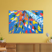 Toile Décoration de drapeau triangulaire (Insitu(Salon))