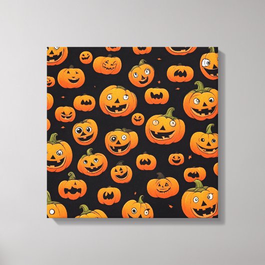 Toile décoration d'halloween (Recto)