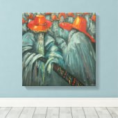 Toile décoration murale africaine (Insitu (Plancher de Bois))