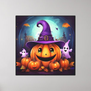 Toile Décoration murale de Halloween fantaisiste 40x40 p
