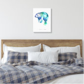 Toile Décoration murale de lamantin calme côtier (Insitu(Chambre))