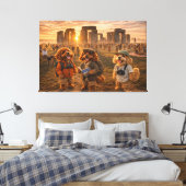 Toile Décoration Murale Luxueuse Cockapoo - Art de Stone (Insitu(Chambre))