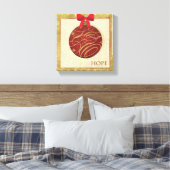 Toile Décorations de Noël rouge (Insitu(Chambre))