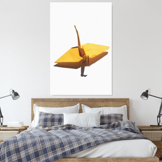 Toile decorative wall art lucky origami crane (Insitu(Chambre))