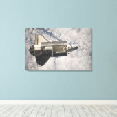 Toile Découverte de la navette spatiale 7 (Insitu (Plancher de Bois))