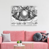 Toile Découverte de l'Amérique (Insitu(Salon))