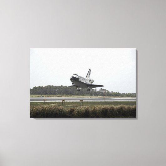 Toile Découverte de navette spatiale approche l'atterris (Recto)