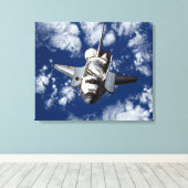 Toile Découverte De Navette Spatiale Dans L'Espace (Insitu (Plancher de Bois))