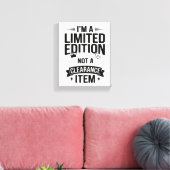 Toile Découvrez cette unique "édition limitée" (Insitu(Salon))