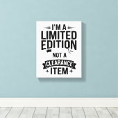 Toile Découvrez cette unique "édition limitée" (Insitu (Plancher de Bois))