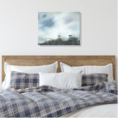 Toile Découvrir une clairière dans la brume marine Capit (Insitu(Chambre))