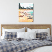 Toile Dee Why Sydney beach Northern Beaches Voyage rétro (Insitu(Chambre))