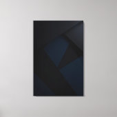 Toile Deep Night Geometry (Recto)