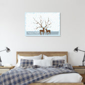 Toile Deer Heart Guest Book Canvas - 250 Espaces (Insitu(Chambre))