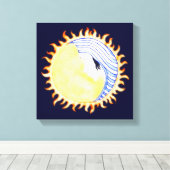 Toile Déesse de la lune (Insitu (Plancher de Bois))