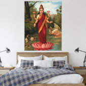 Toile Déesse de Lakshmi Fortune et prospérité (Insitu(Chambre))