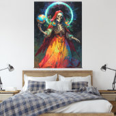 Toile Déesse de l'Inexorable Sainte Mort (Insitu(Chambre))
