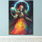 Toile Déesse de l'Inexorable Sainte Mort (Insitu (Plancher de Bois))