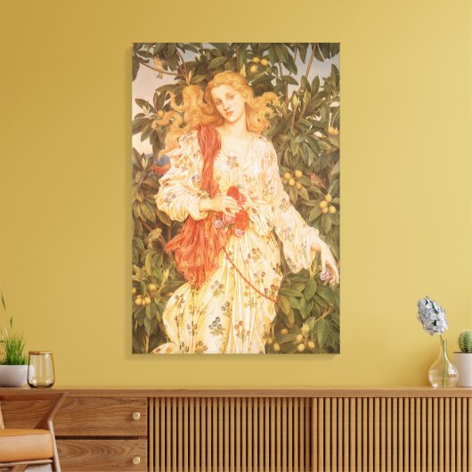 Toile Déesse des Floraisons et des Fleurs, Flora par Mor (Insitu(Salon))